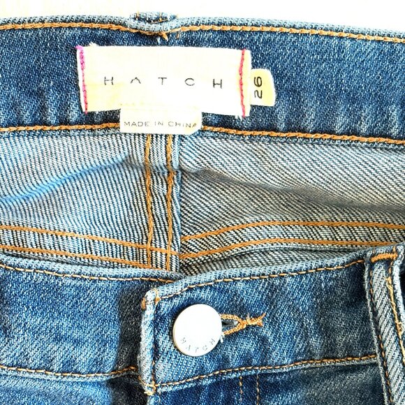 Hatch maternity jeans 26 blue postpartum - Picture 5 of 10